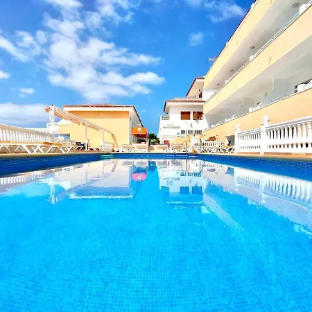 Lägenhet Estudio Solo Adultos A 9 Minutos A Pie De La Playa, Freewifi, Piscina Y Cerca De Playa De Las Americas En Sur De Tenerife